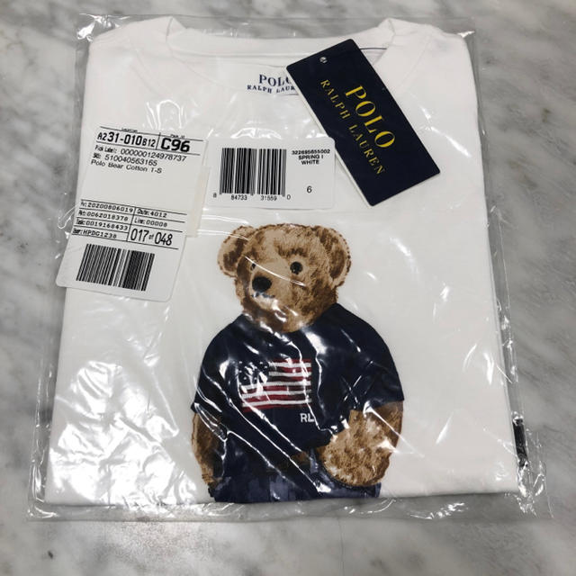 POLO RALPH LAUREN(ポロラルフローレン)の360.アイコニックベア　ホワイトTシャツ キッズ/ベビー/マタニティのキッズ服男の子用(90cm~)(Tシャツ/カットソー)の商品写真