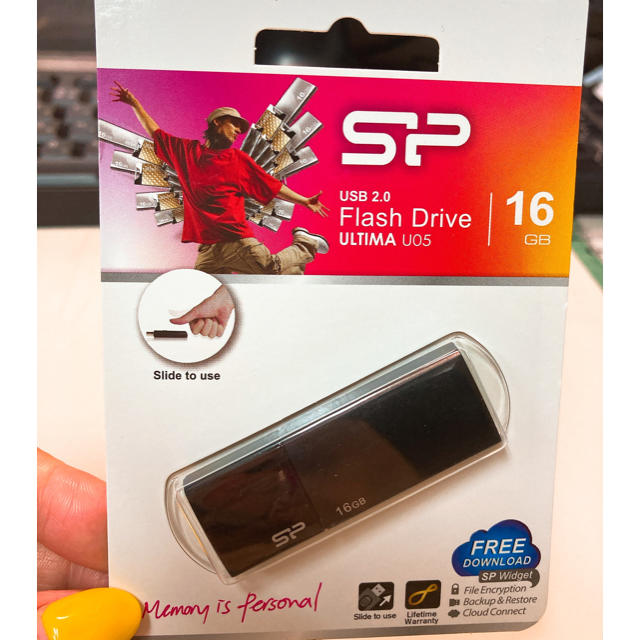 USB2.0 FlashDrive  16GB スマホ/家電/カメラのスマートフォン/携帯電話(その他)の商品写真