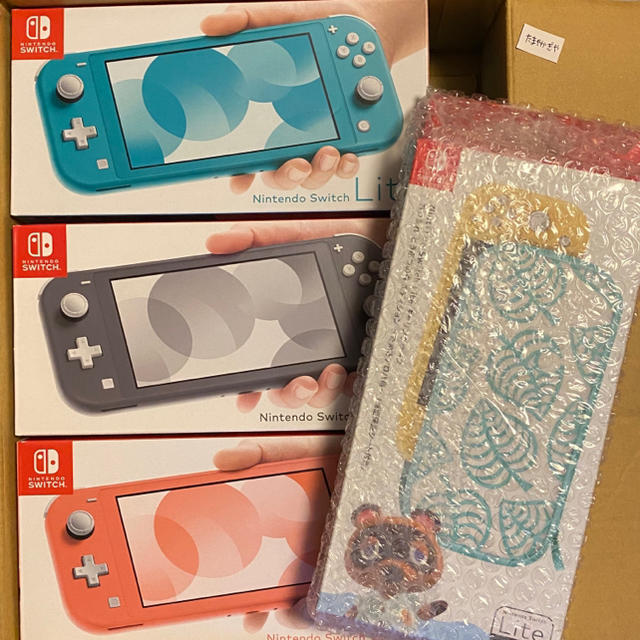 【セット販売】ニンテンドースイッチ ライト + あつ森 ケース & 保護フィルム