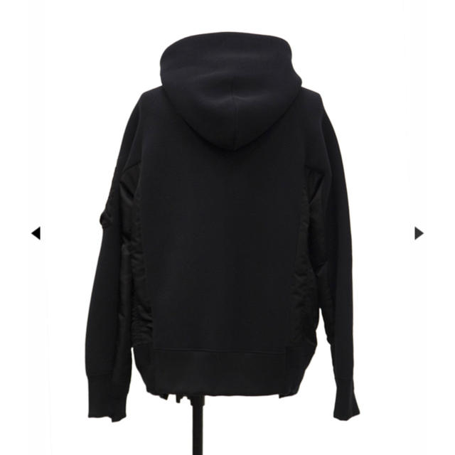 sacai(サカイ)のSacai Sponge Sweat x MA-1 Hoodie メンズのトップス(パーカー)の商品写真