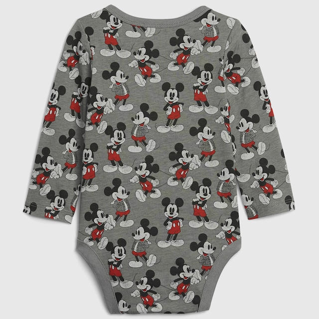 『新品』babyGap×Disney ミッキー柄 長袖ボディ 80㎝