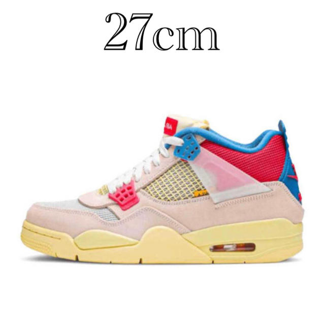 27cm UNION AIR JORDAN 4 RETRO SP US9