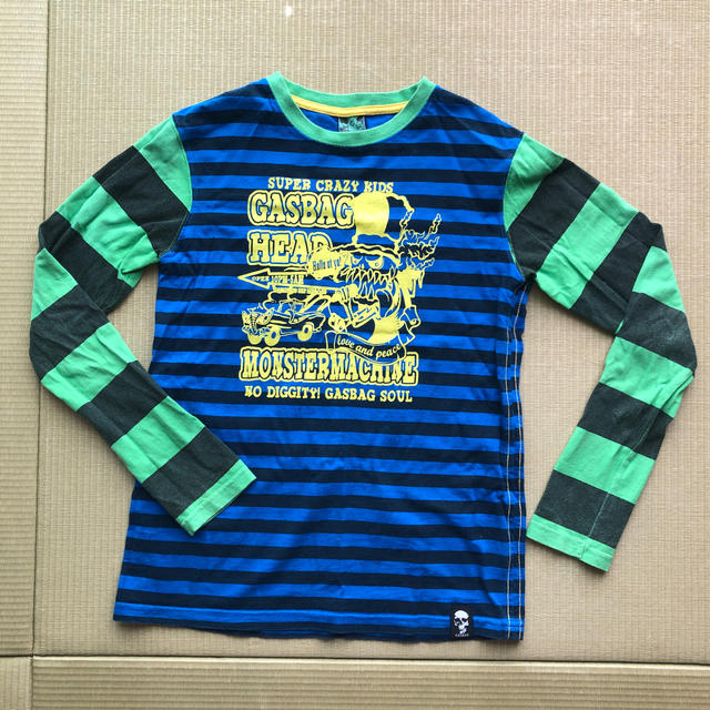 GASBAG(ガスバッグ)のGASBAG長袖Tシャツ★サイズ10送料無料 キッズ/ベビー/マタニティのキッズ服男の子用(90cm~)(Tシャツ/カットソー)の商品写真