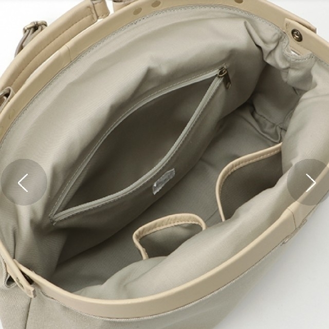 bulle de savon(ビュルデサボン)の9/25まで 特価 ❗kvell  キャンパス×レザー ドクターズバッグ レディースのバッグ(ショルダーバッグ)の商品写真