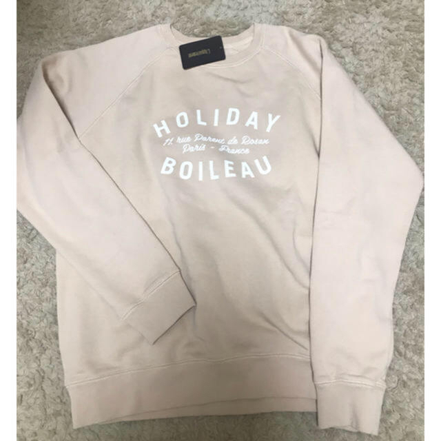 トレーナー/スウェットL'Appartement HOLIDAY SWEAT ベージュ34