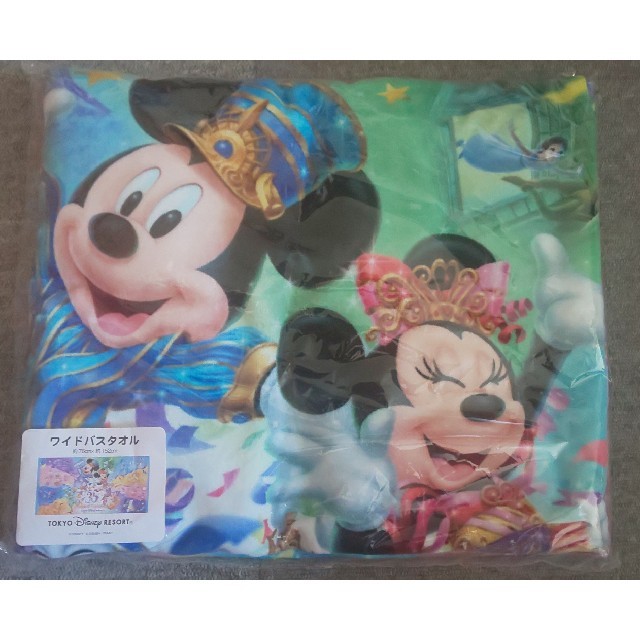 Disney(ディズニー)のディズニー35周年ワイドバスタオル エンタメ/ホビーのアニメグッズ(タオル)の商品写真
