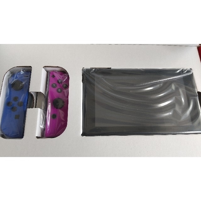 新品 Switch ブルー/ネオンパープル