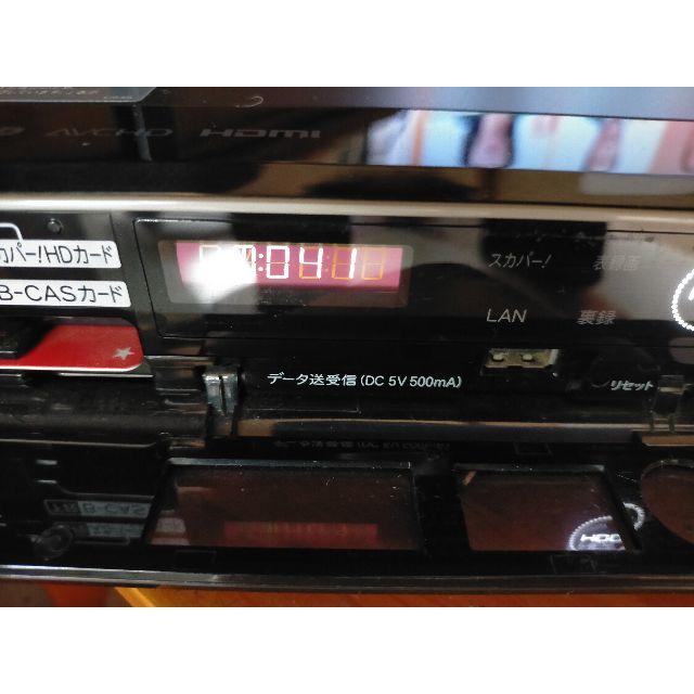 SHARP(シャープ)のシャープブルーレイレコーダー【BD-W1100】W録画 HDD大容量1TB スマホ/家電/カメラのテレビ/映像機器(ブルーレイレコーダー)の商品写真