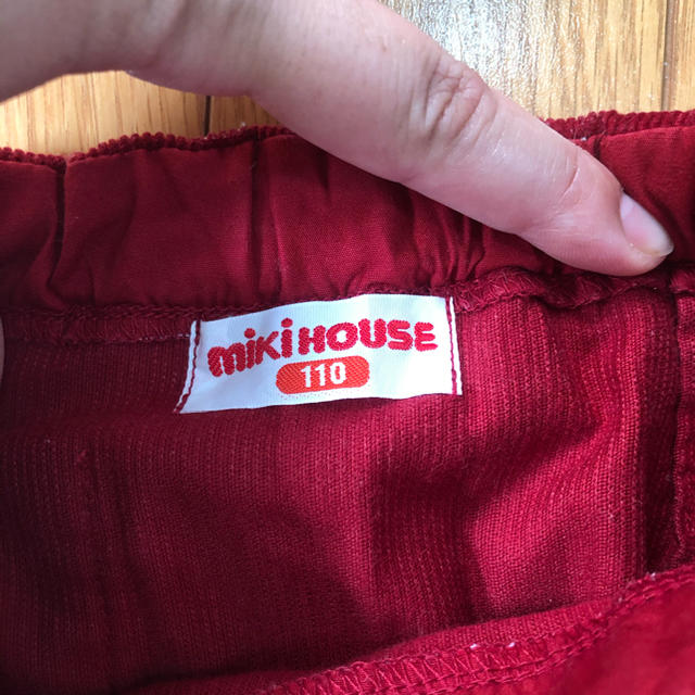 mikihouse(ミキハウス)のミキハウス　スカート　コーデュロイ　110 キッズ/ベビー/マタニティのキッズ服女の子用(90cm~)(スカート)の商品写真