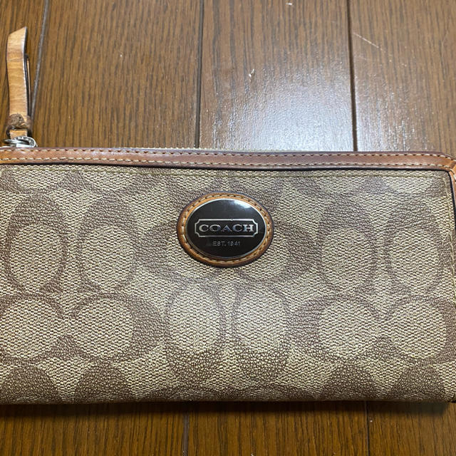 COACH(コーチ)の［汚れ有り］COACH レディース 長財布 メンズのファッション小物(長財布)の商品写真