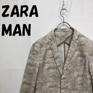 ザラ(ZARA)の【人気】ZARA MAN/ザラ マン 長袖 ジャケット 迷彩柄 カモフラ 総柄(テーラードジャケット)