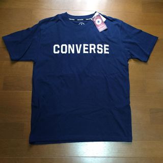 コンバース(CONVERSE)のコンバース メンズネイビーTシャツ【タグ付、新品】(Tシャツ/カットソー(半袖/袖なし))