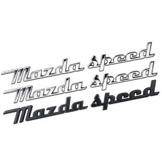 マツダ(マツダ)のMAZDASPEED マツダスピードスピード エンブレムステッカー アクセラ(車外アクセサリ)