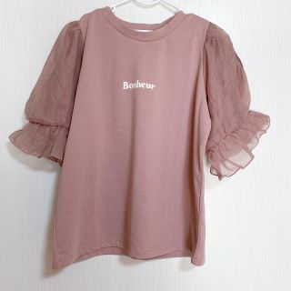 イング(INGNI)の値下げ中！INGNI くすみピンクトップス(Tシャツ(半袖/袖なし))