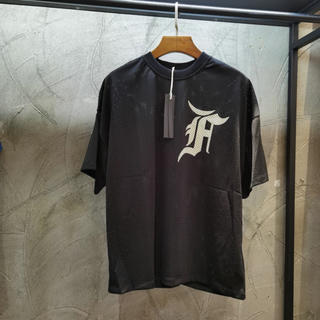 フィアオブゴッド(FEAR OF GOD)のFEAROFGODベースボールシャツ黒S(Tシャツ/カットソー(半袖/袖なし))