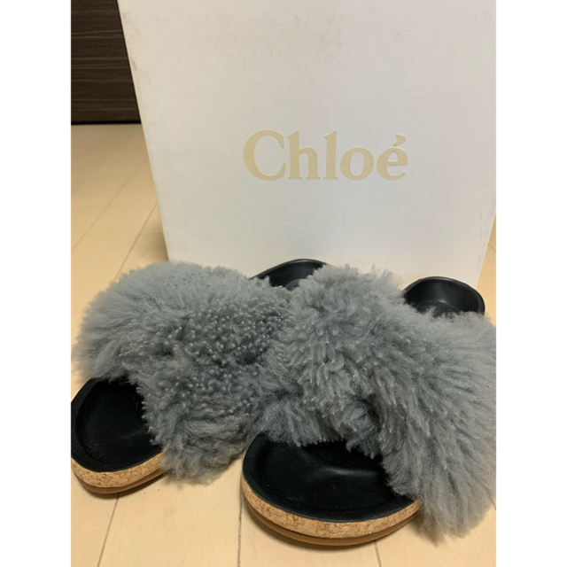 レディースChloe ファーサンダル - サンダル