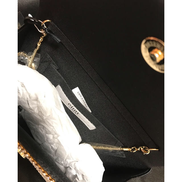 eimy istoire(エイミーイストワール)のeimyistoire  クラッチバック gold ×black レディースのバッグ(クラッチバッグ)の商品写真