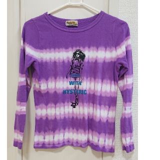 ヒステリックグラマー(HYSTERIC GLAMOUR)のHYSTERIC GLAMOUR タイダイ染め ロンT 紫&青(Tシャツ(長袖/七分))