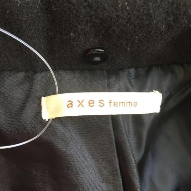 axes femme(アクシーズファム)のアクシーズファム コート サイズM 黒 冬物 レディースのジャケット/アウター(その他)の商品写真