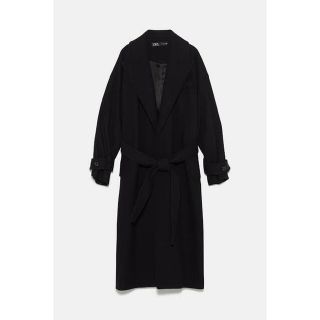 ザラ(ZARA)のZARA ザラ　コート　ロングコート　ベルト付き　ガウンコート(ロングコート)