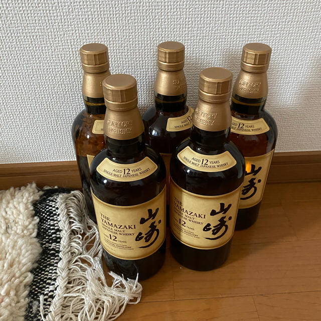 山崎12年 5本 サントリー 700ml - ウイスキー