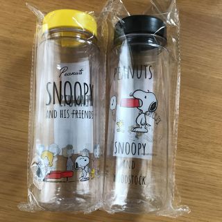 ピーナッツ(PEANUTS)の【新品】 スヌーピー　クリアボトル　水筒　2本セット(キャラクターグッズ)