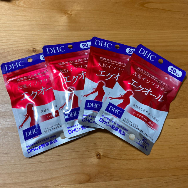 DHC(4袋セット)DHC 大豆イソフラボン エクオール 20日分 20粒