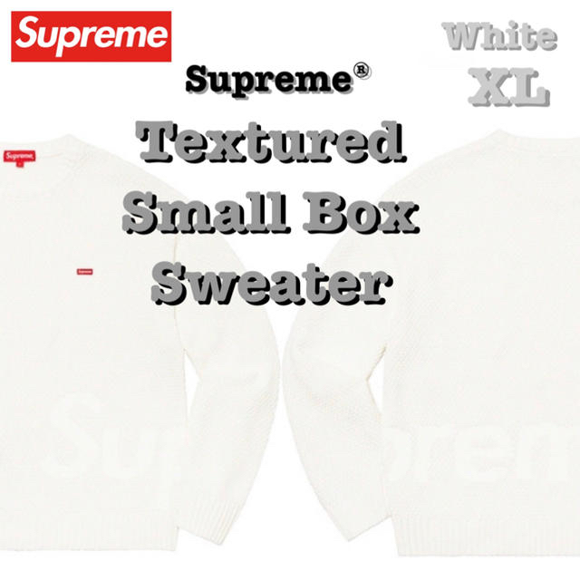 Supreme(シュプリーム)の完売‼️Supreme Textured Small Box セーター XL メンズのトップス(ニット/セーター)の商品写真