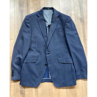 ZARA スーツセットアップ カジュアル ストライプ 大きいサイズ 菅田将暉 b