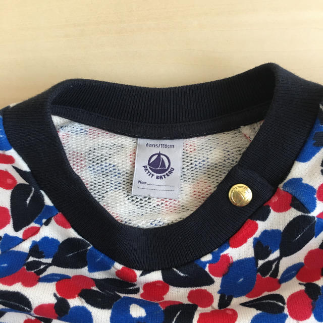 PETIT BATEAU(プチバトー)のプチバトー6ans トレーナー キッズ/ベビー/マタニティのキッズ服女の子用(90cm~)(その他)の商品写真