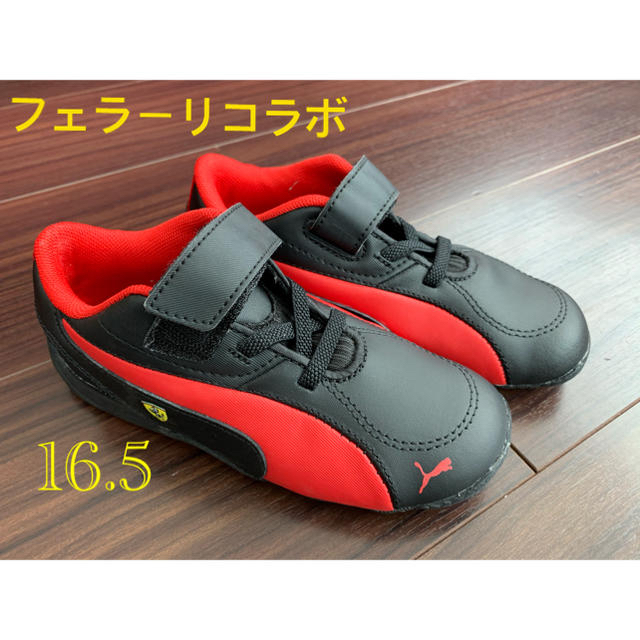 PUMA(プーマ)のスニーカー: プーマ　フェラーリコラボ商品　【サイズ　16.5】 キッズ/ベビー/マタニティのキッズ靴/シューズ(15cm~)(スニーカー)の商品写真