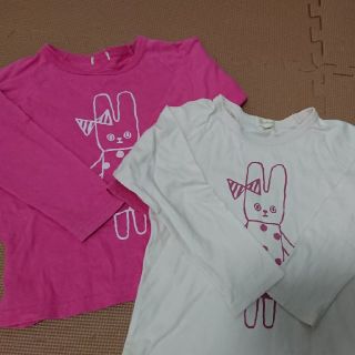 ハッシュアッシュ(HusHush)の【cocoa様専用】HusHush 姉妹 双子 お揃い  長袖 Tシャツ 120(Tシャツ/カットソー)