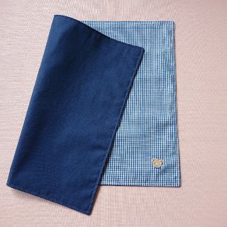 ファミリア(familiar)の【ハンドメイド】顔くまさんワッペン付ランチョンマット(外出用品)