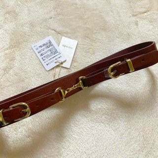 リエンダ(rienda)の値下げ中 rienda Ｍetal Bit BELT キャメル(ベルト)