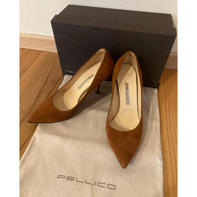 PELLICO(ペリーコ)のPELLICO ペリーコ アンドレア　スエード　パンプス　36.5 レディースの靴/シューズ(ハイヒール/パンプス)の商品写真