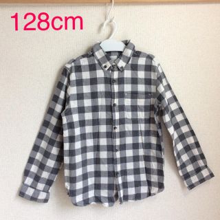 ザラキッズ(ZARA KIDS)のZARA 128cm ボタンダウンシャツ (b120-10)(ブラウス)