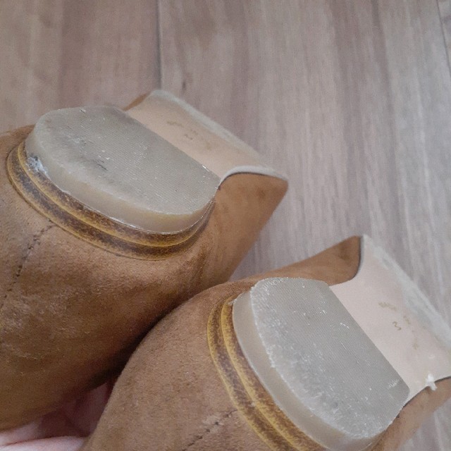 OLIVEdesOLIVE(オリーブデオリーブ)のオリーブデオリーブ ローヒールパンプス Mサイズ スエード スウェード ブラウン レディースの靴/シューズ(ハイヒール/パンプス)の商品写真
