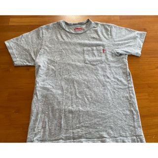 シュプリーム(Supreme)のsupreme ポケットTシャツ グレー(Tシャツ/カットソー(半袖/袖なし))