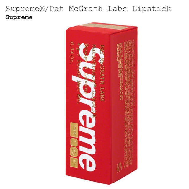 Supreme(シュプリーム)のSupreme Pat McGrath Labs Lipstick コスメ/美容のベースメイク/化粧品(口紅)の商品写真