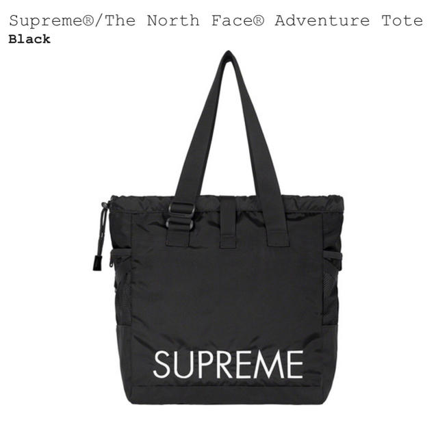 Supreme(シュプリーム)のSupreme/The North Face Adventure Tote 黒 メンズのバッグ(トートバッグ)の商品写真