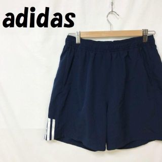 アディダス(adidas)の【人気】adidas/アディダス ハーフパンツ ウエストゴム＋紐 ネイビー M(ショートパンツ)