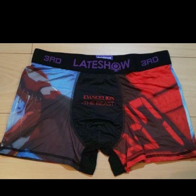 LATESHOW(レイトショー)の新品未使用 エヴァンゲリオン EVANGELION パンツ LATESHOW メンズのアンダーウェア(ボクサーパンツ)の商品写真