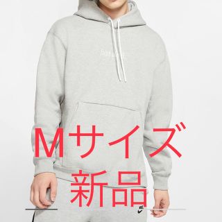 ナイキ(NIKE)の【新品】NIKEナイキフリースプルオーバーパーカーグレーＭ(パーカー)