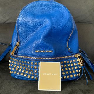 マイケルコース(Michael Kors)ののん☆のん様 専用 MICHEAL KORS リュック 青(リュック/バックパック)