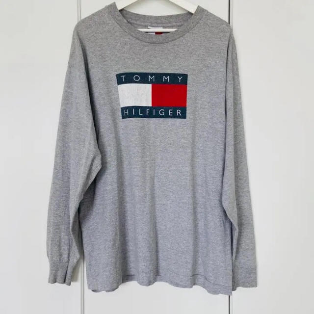 TOMMY HILFIGER(トミーヒルフィガー)のTOMMY HILFIGER トミーヒルフィガー スウェット ロンT XL 美品 メンズのトップス(Tシャツ/カットソー(七分/長袖))の商品写真