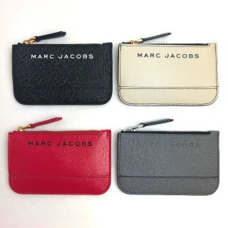 マークジェイコブス(MARC JACOBS)のセール☆マークジェイコブス レッド カードケース キーケース キーリング付(名刺入れ/定期入れ)