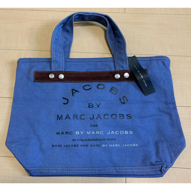 MARC BY MARC JACOBS(マークバイマークジェイコブス)のマーク　トートバッグ　ネイビー レディースのバッグ(トートバッグ)の商品写真