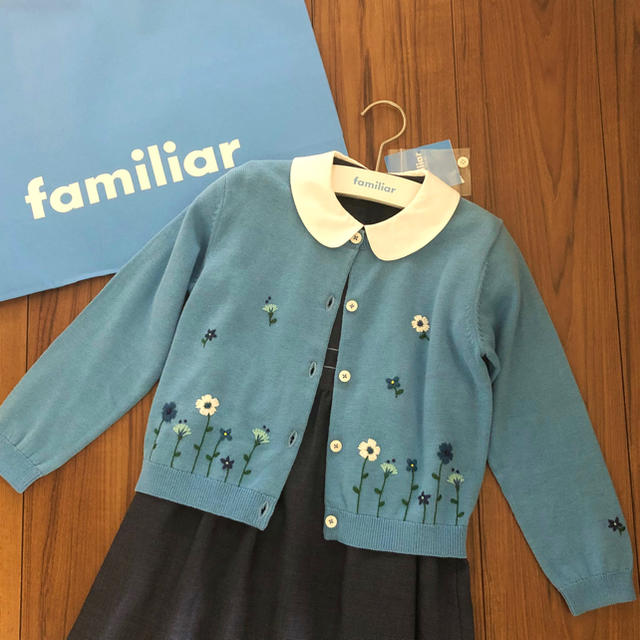 familiar - 未使用 完売品 ファミリア メリーゴーランド カーディガンの