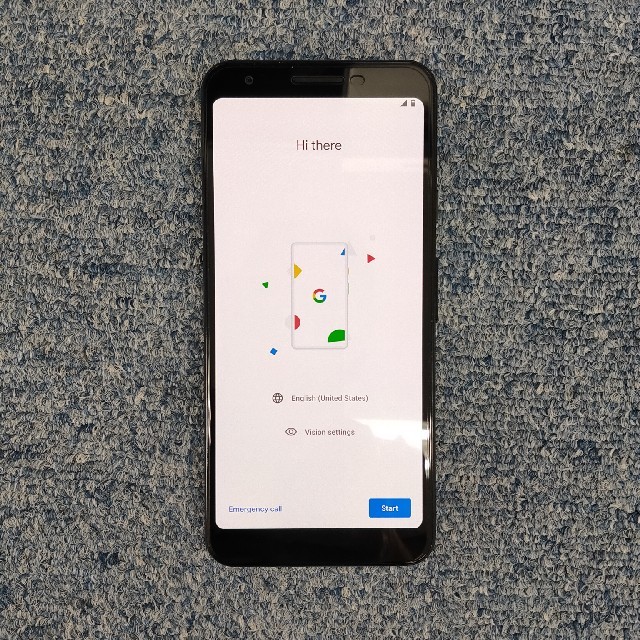 Softbank pixel 3a  SIMロック解除済スマホ/家電/カメラ