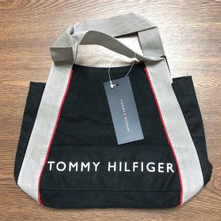 トミーヒルフィガー(TOMMY HILFIGER)の TOMMY HILFIGER  トートバッグ　ミニ　黒(トートバッグ)